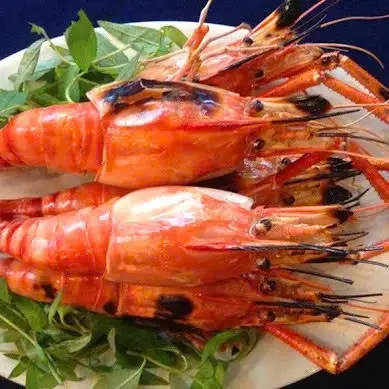 Hình ảnh Tôm càng nướng mọi