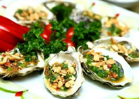 Hình ảnh Hàu nướng mỡ hành
