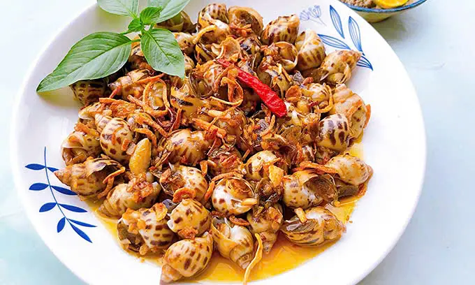 Hình ảnh Ốc hương xào sa tế