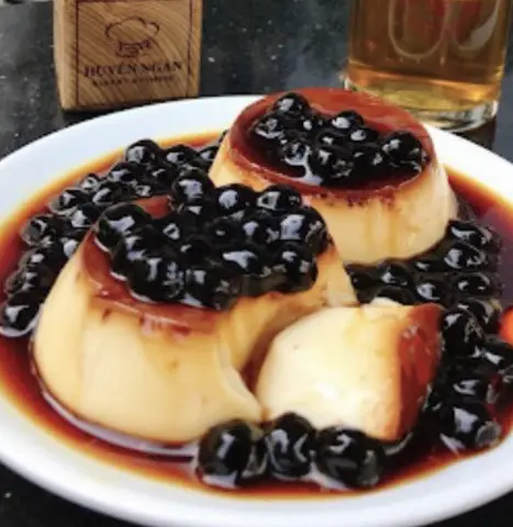Hình ảnh Bánh flan trân châu