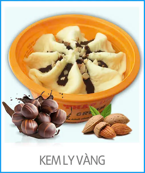 Hình ảnh Kem ly vàng