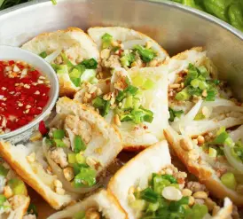 Hình ảnh Bánh mì nướng mỡ hành cốt dừa
