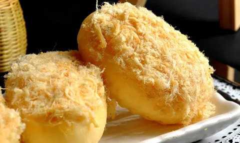 Hình ảnh Bánh mì dừa chà bông siêu ngon