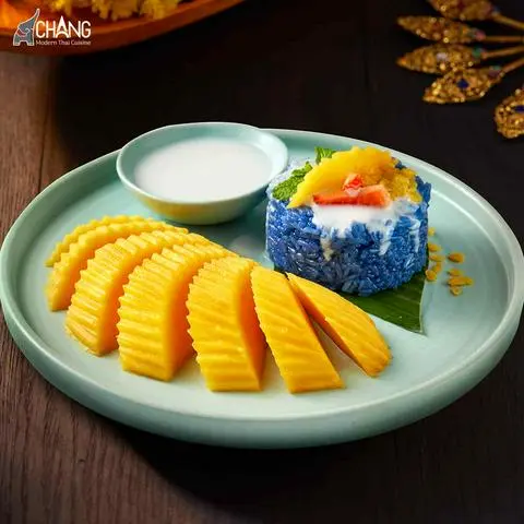 Hình ảnh Xôi xoài ánh tím