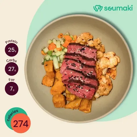 Hình ảnh Bò mỹ steak khoai lang nướng - L1