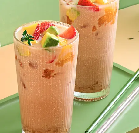Hình ảnh Trà Sữa Trái Cây Ly 1 Lít
