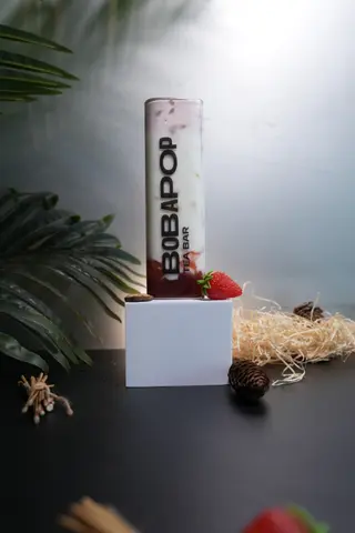 Hình ảnh Latte dâu kem sữa