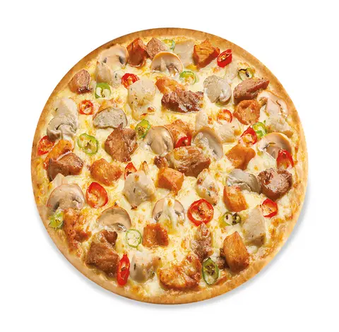Hình ảnh Pizza gà nướng 3 vị