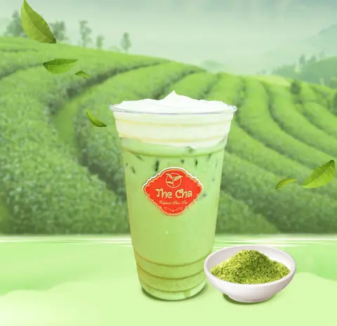 Hình ảnh Trà sữa matcha váng sữa