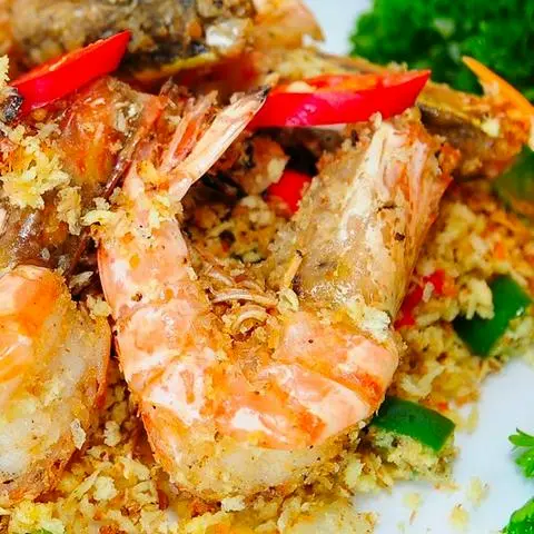 Hình ảnh Tôm rang muối Hồng Kông
