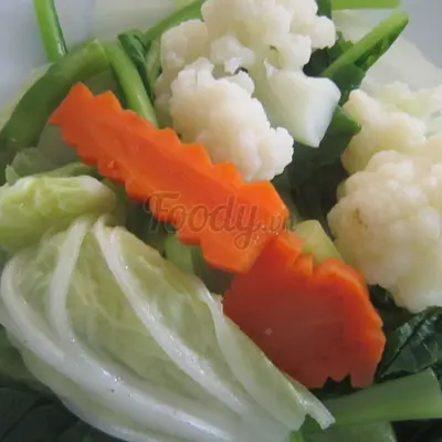 Hình ảnh Rau luộc thập cẩm