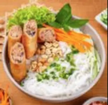 Hình ảnh Bún thịt nướng - chả giò - 1 pepsi