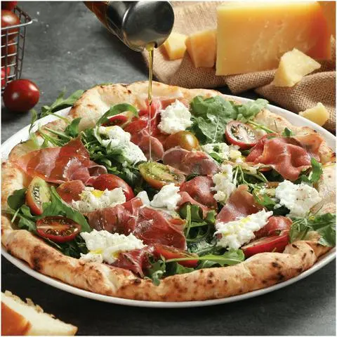 Hình ảnh D.O.C buffalo cheese prosciutto pizza