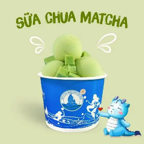 Hình ảnh Sữa chua matcha
