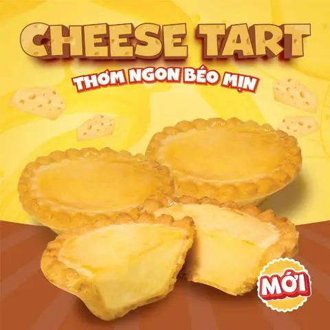Hình ảnh Bánh Tart Phô Mai - 3 cái
