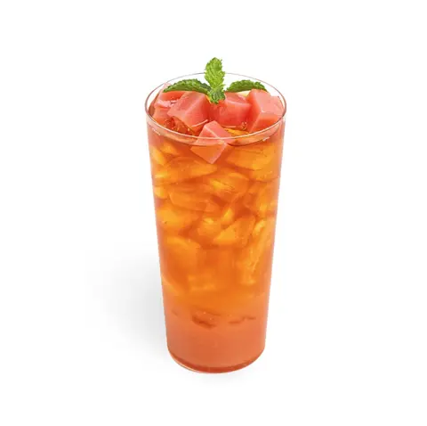 Hình ảnh Iced pink guava tea