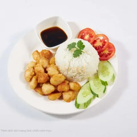 Hình ảnh Cơm gà popcorn