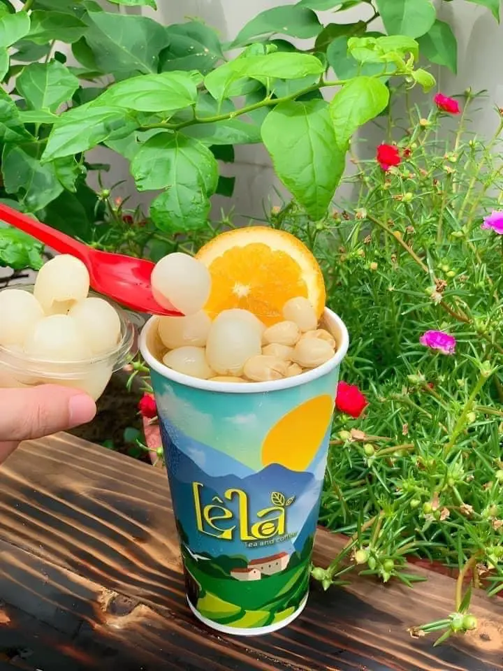 Hình ảnh Trà ô long long nhãn hạt sen
