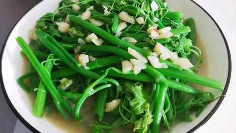 Hình ảnh Đọt su xào tỏi