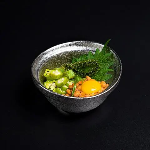 Hình ảnh Đậu bắp - đậu nành lên men - fermented soy beans with okra - ot07