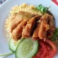 Hình ảnh Cơm chiên gà xối mỡ