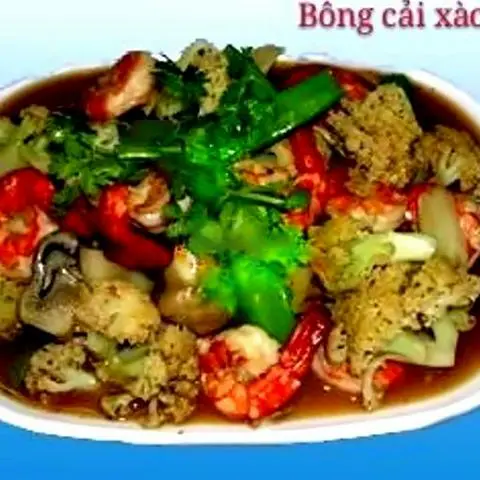 Hình ảnh Bông cải xào tôm