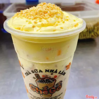 Hình ảnh Trà sữa kem trứng dừa nướng