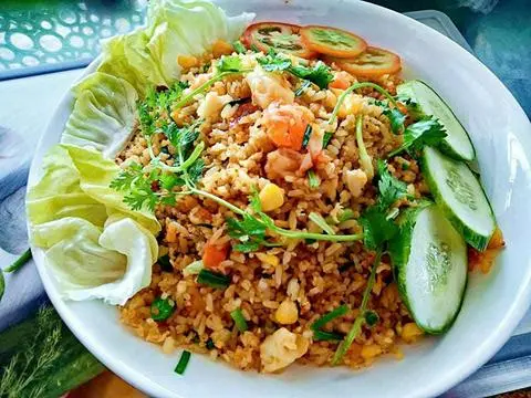 Hình ảnh Cơm chiên Tôm kim sa