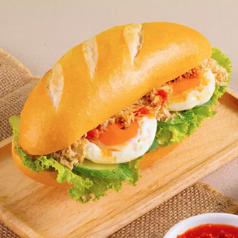 Hình ảnh Bánh mì ốp la Min