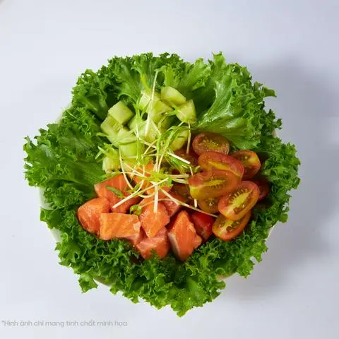 Hình ảnh Xa lát cá hồi xông khói
