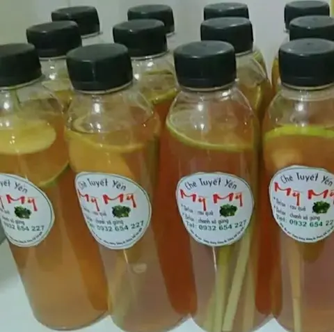 Hình ảnh Combo 3 chai detox chanh sả gừng tía tô