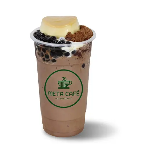 Hình ảnh Milo dầm bánh flan