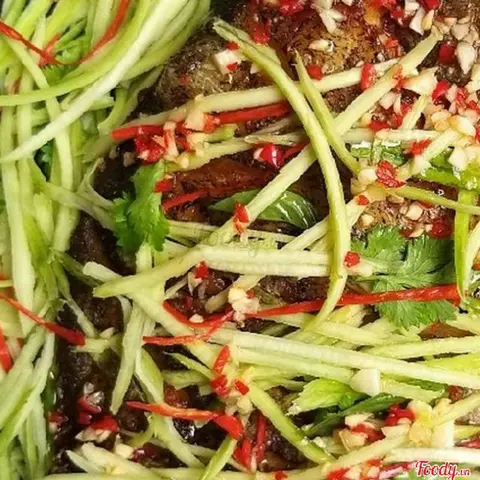 Hình ảnh Cơm Cá Chiên Chấm Mắm Xoài