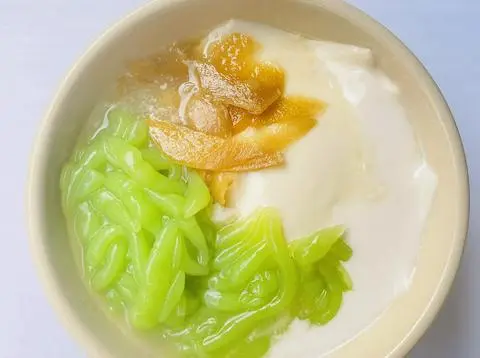 Hình ảnh Tàu hũ đường gừng với bánh lọt