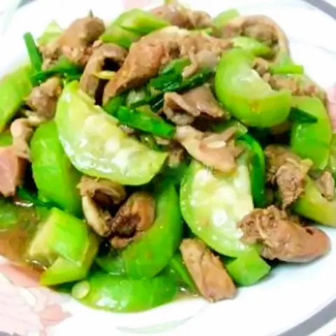 Hình ảnh Lòng xào mướp