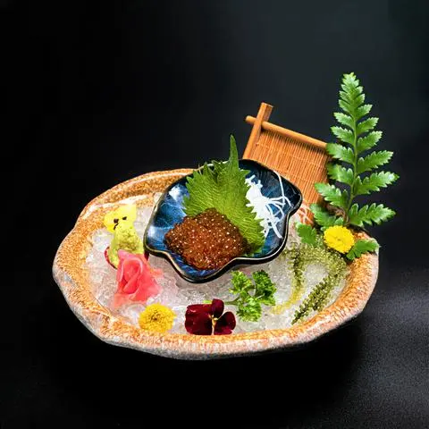 Hình ảnh Ikura sashimi - trứng cá hồi - sa03