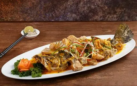 Hình ảnh Cá tai tượng sốt chanh dây