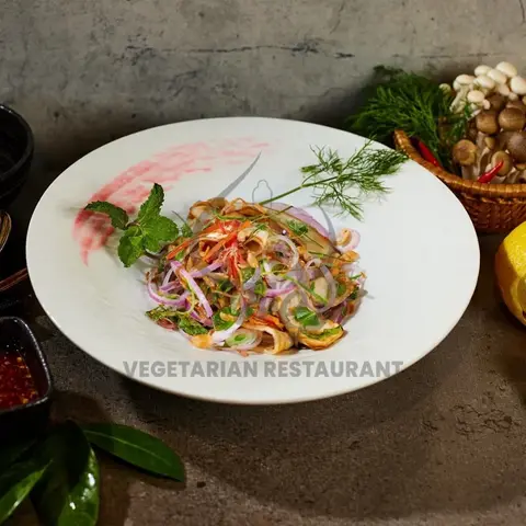 Hình ảnh Gỏi Nấm Lá Chanh