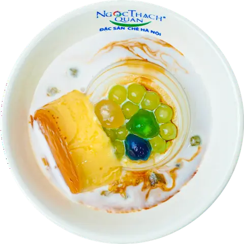 Hình ảnh Rau câu sữa dừa caramen