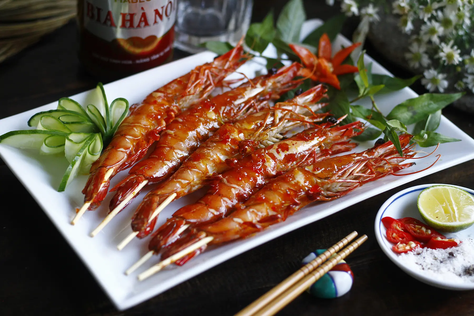 Hình ảnh Tôm nướng muối ớt