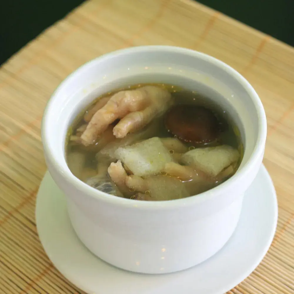 Hình ảnh Canh chân gà tiềm trúc sinh