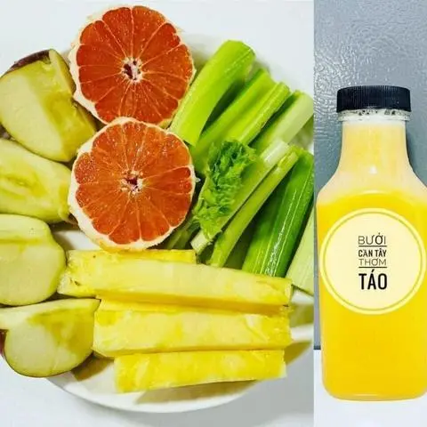 Hình ảnh Nước ép Bưởi - Cần tây - Thơm - Táo