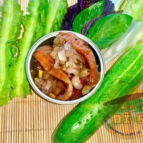 Hình ảnh Mắm chưng cá lóc fillet tóp mỡ phần 1 người ăn