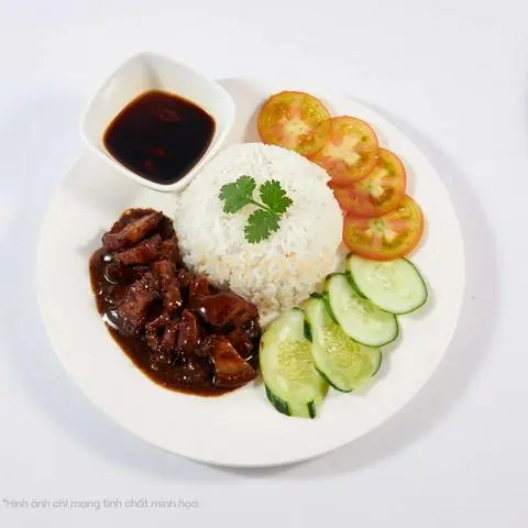 Hình ảnh Cơm thịt kho tiêu