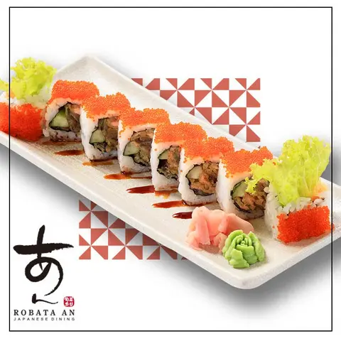 Hình ảnh Sushi cuộn da cá hồi - Salmon skin roll