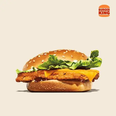 Hình ảnh Burger Gà Phô Mai Xốt BBQ