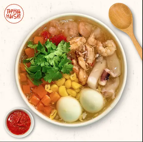 Hình ảnh Súp Hải Sản Mix (Tôm - Mực - Cua/Ghẹ) - Tạp Hoá Hải Sản