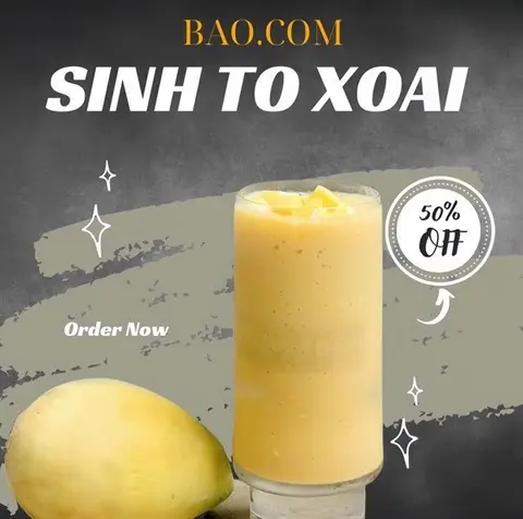 Hình ảnh Sinh tố xoài