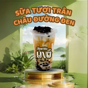 Hình ảnh Sữa tươi trân châu đường đen