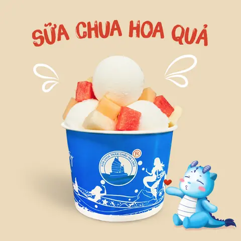 Hình ảnh Sữa chua hoa quả
